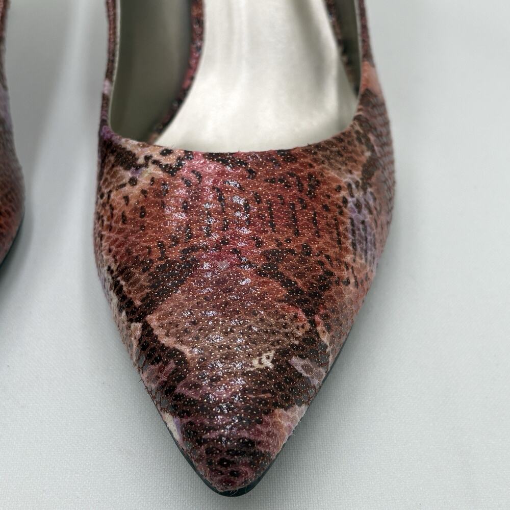 Nine & Company Faux Snake Skin Women's Dress Shoes - 3" Heel - Size 10 M - Picture 4 of 14